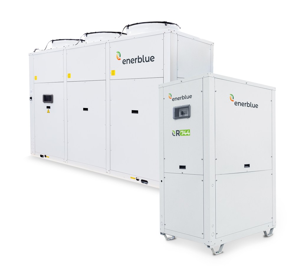 Vysokoteplotní komerční tepelné čerpadlo Enerblue IRIDIUM s přírodním chladivem CO2