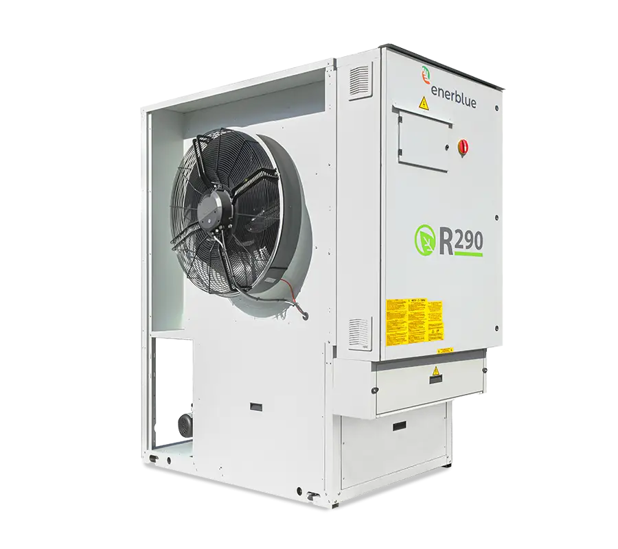 Chladící jednotka chiller Enerblue Purplei s přírodním chladivem propan R290