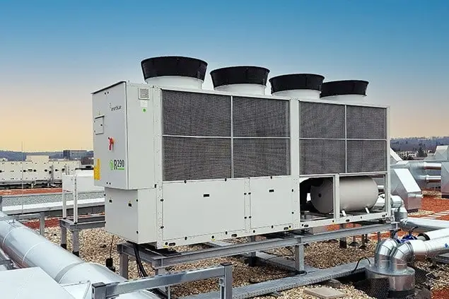 Propanový chladič - chiller s chladivem Propan R290