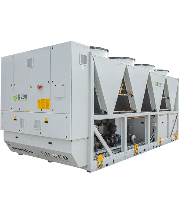 Propanový chladič - chiller s chladivem Propan R290 Enerblue Silver