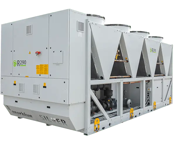 Propanový chladič - chiller s chladivem Propan R290 Enerblue Silver