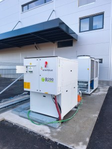 Komerční tepelná čerpadla Enerblue o výkonu 180 kW s přírodním chladivem R290 instalované v České republice